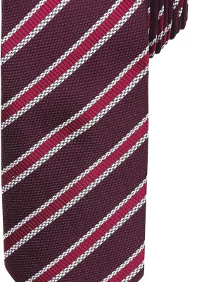 Waffle stripe tie