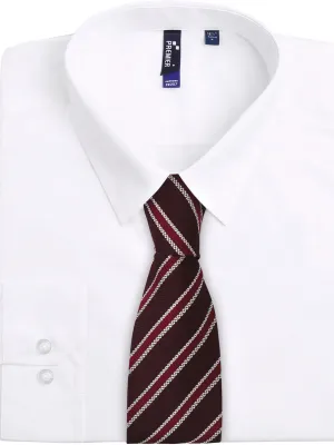 Waffle stripe tie