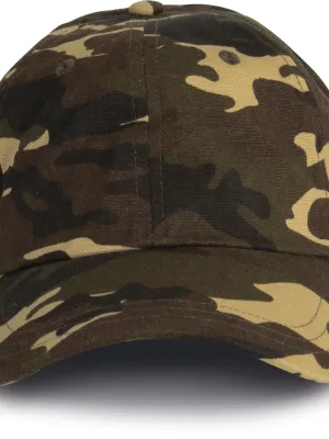 Dad cap - 6 panels – Khaki Camouflage