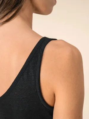 Ladies' linen tank top