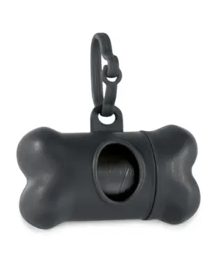 TROTTE. Distributeur de sachets hygiéniques pour chiens – Noir