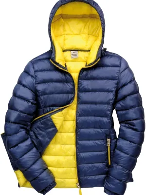 Women's Snowbird Hooded Jacket – Navy / Yellow
