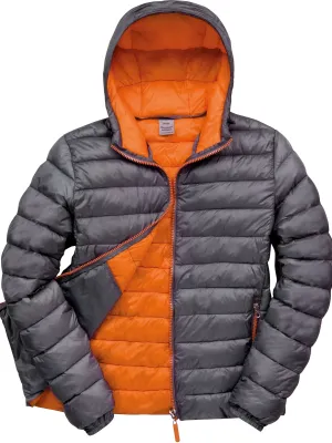Men's Snowbird Hooded Jacket – Grey / Orange