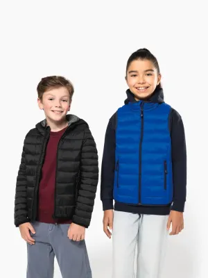 Kids' lightweight hooded padded jacket