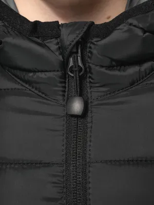 Kids' lightweight hooded padded jacket