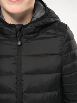 Kids' lightweight hooded padded jacket
