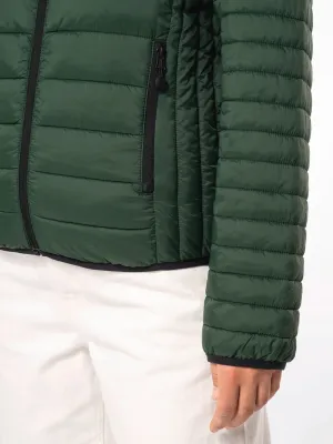 Ladies' lightweight hooded padded jacket