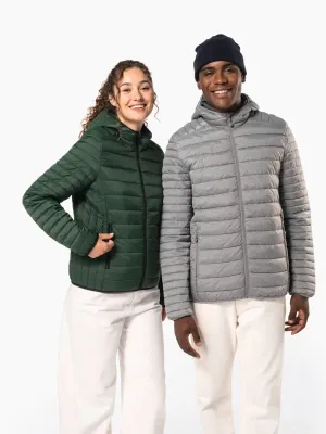 Men's lightweight hooded padded jacket