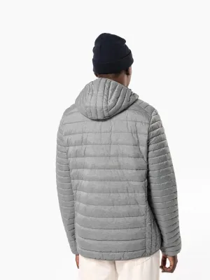 Men's lightweight hooded padded jacket