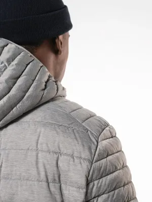 Men's lightweight hooded padded jacket