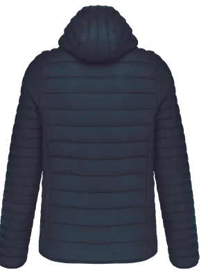 Men's lightweight hooded padded jacket – Navy
