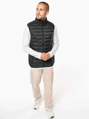 Men’s lightweight sleeveless padded jacket