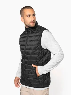 Men’s lightweight sleeveless padded jacket