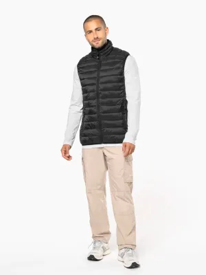 Men’s lightweight sleeveless padded jacket