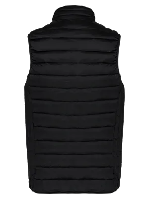 Men’s lightweight sleeveless padded jacket – Black