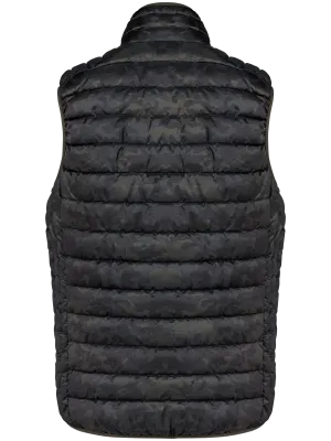 Men’s lightweight sleeveless padded jacket – Jungle Camo