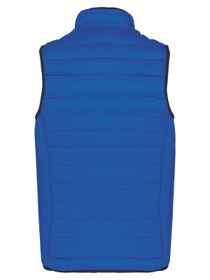 Men’s lightweight sleeveless padded jacket – Light Royal Blue