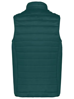 Men’s lightweight sleeveless padded jacket – Mineral Green