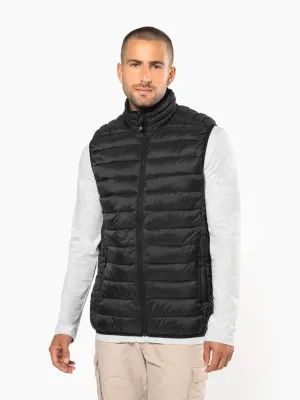 Men’s lightweight sleeveless padded jacket