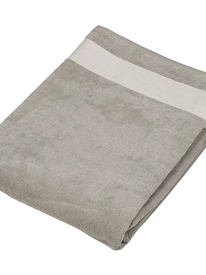 Drap de plage – Light Grey / White