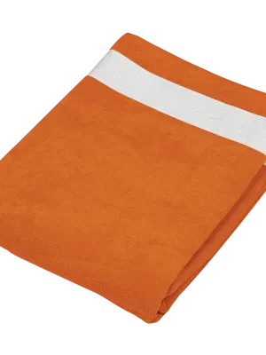 Drap de plage – Orange / White