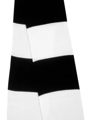 Écharpe bicolore "Team" – Black / White