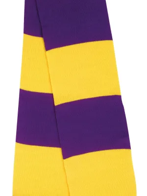 Écharpe bicolore "Team" – Purple / Yellow