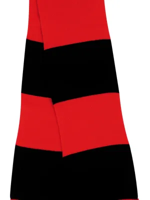 Écharpe bicolore "Team" – Red / Black