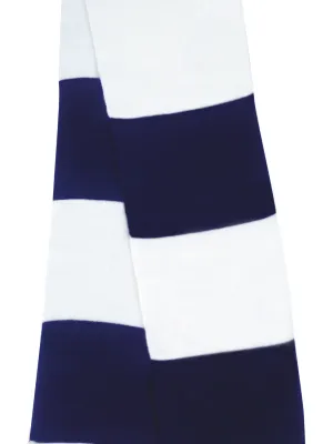 Écharpe bicolore "Team" – White / Navy