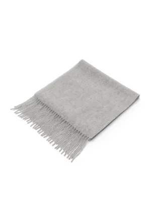 Unisex Wool Scarf – Moon Grey Heather