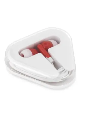 FARADAY. Earphones with 1'25 m ABS cable – Rouge