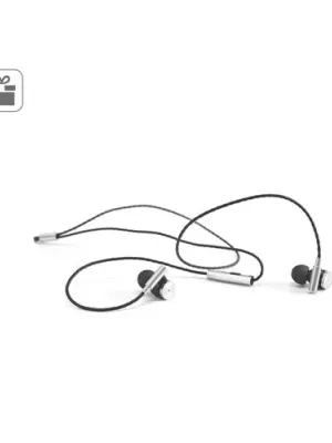 VIBRATION. Ecouteurs avec micro en metal et ABS