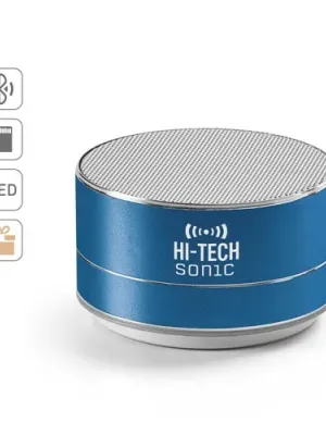 FLOREY. Enceinte portable 3W avec 4h d'autonomie en aluminium recyclé (100 % rAL) et d'ABS (100 % rABS)