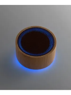 ARBER. Altavoz portátil de 3W con 4h de autonomía, fabricado en bambú y ABS reciclado (100 % rABS)