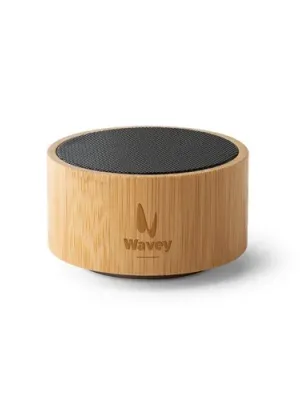 ARBER. Altavoz portátil de 3W con 4h de autonomía, fabricado en bambú y ABS reciclado (100 % rABS)