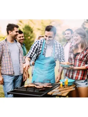 KABSA. Juego de utensilios para barbacoa en caja de bambú