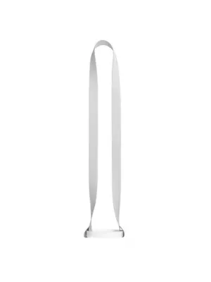 BOLTON. Ensemble de cordons SUBLIMATION Long II (20 mm) Duo avec porte-gobelet en silicone – 301 - Blanc
