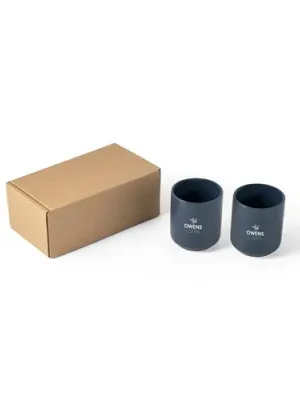 OWENS. Set of ceramic cups 280 mL