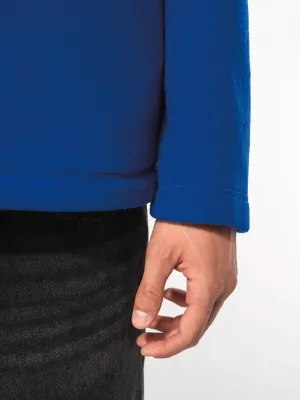 Enzo > Zip neck microfleece jacket