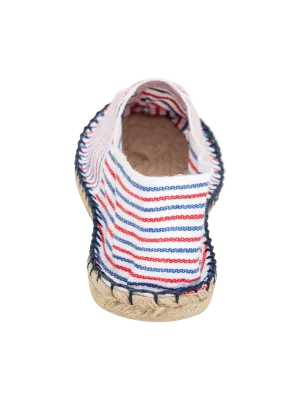 Espadrilles unisexe Made in France – Striped Blue / White / Red