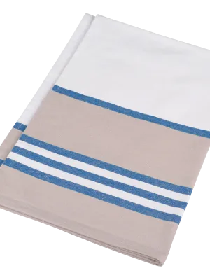 Paño de cocina a rayas – White / Royal Blue
