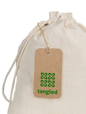 LABEL RECTANGULAR. Étiquette rectangulaire fabriquée à partir de papier 100% recyclé (700 g/m²)
