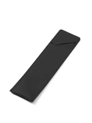 VENTURE PEN. Étui à stylo bille en polyuréthane – Noir