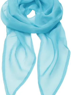 Chiffon Scarf – Turquoise