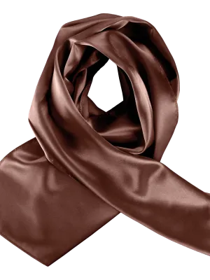 Foulard satiné – Chocolate