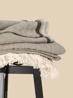 Fouta à rayures