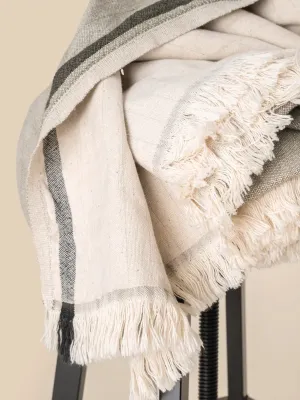 Fouta à rayures