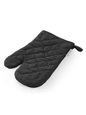 RICKEY. Cotton (60% recycled) Kitchen glove – Noir