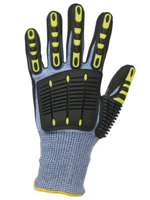 Cut and impact protection gloves