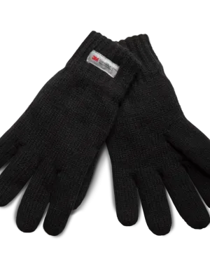 Guantes Thinsulate™ de punto tricotado – Black